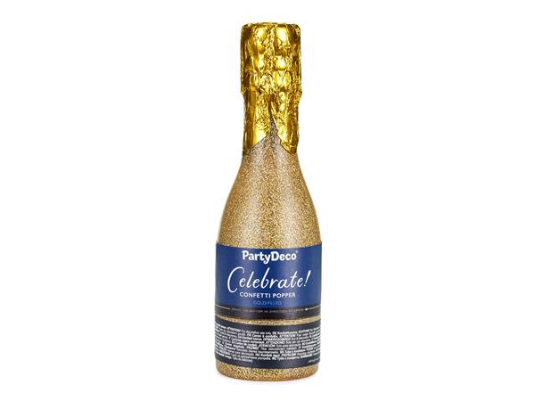 Grote foto champagne confetti cannon gold 20.5cm verzamelen overige verzamelingen