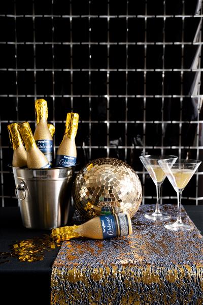 Grote foto champagne confetti cannon gold 20.5cm verzamelen overige verzamelingen