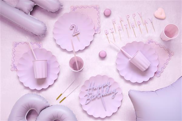 Grote foto acrylic cake topper happy birthday purple 16.5 cm verzamelen overige verzamelingen
