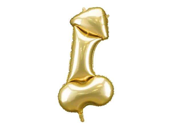 Grote foto folieballon penis 55 5x112 cm goud verzamelen overige verzamelingen