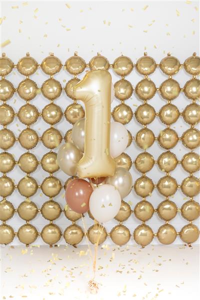 Grote foto foil balloon number 1 86 cm gold verzamelen overige verzamelingen