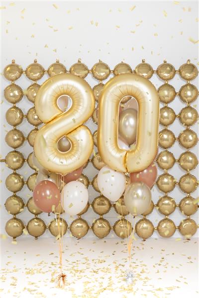 Grote foto foil balloon number 0 86 cm gold verzamelen overige verzamelingen