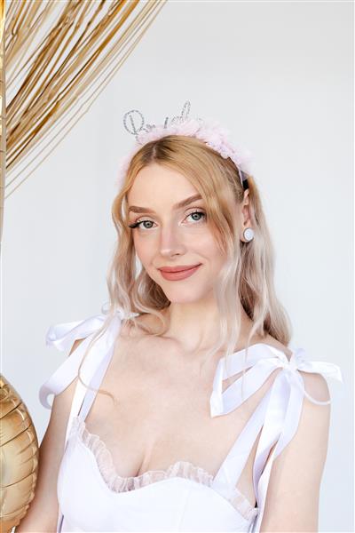 Grote foto bride headband with frill 17.5 x 18 cm mix verzamelen overige verzamelingen