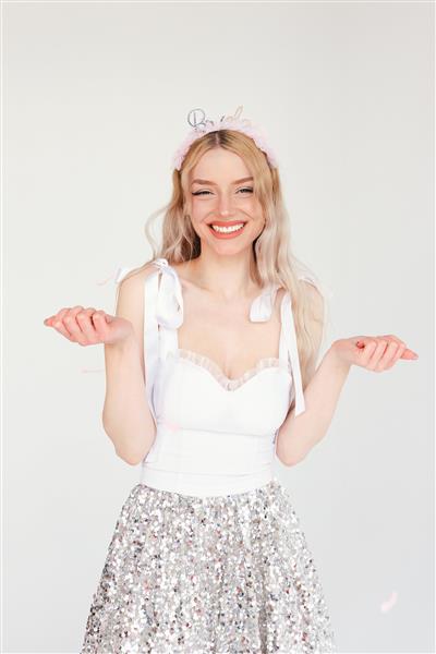 Grote foto bride headband with frill 17.5 x 18 cm mix verzamelen overige verzamelingen