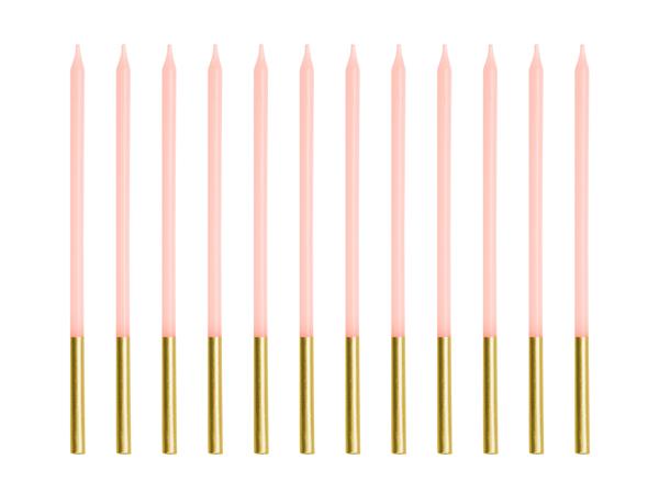 Grote foto plain birthday candles pink 14 cm verzamelen overige verzamelingen
