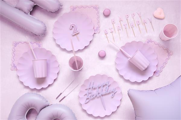 Grote foto birthday candles happy birthday 2.5 cm violet verzamelen overige verzamelingen