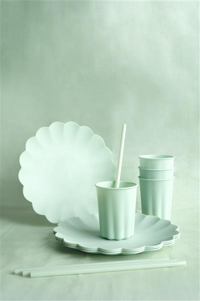 Grote foto plastic straws 23 cm sage verzamelen overige verzamelingen