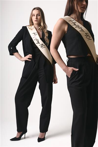 Grote foto happy 18 sash cream 76 cm verzamelen overige verzamelingen