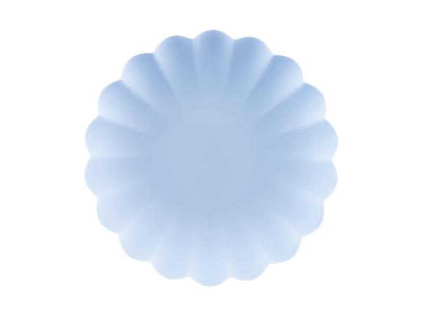 Grote foto plastic plates frill 22 x 22 cm light blue verzamelen overige verzamelingen