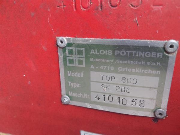 Grote foto pottinger top 800 dubbele hark agrarisch harken