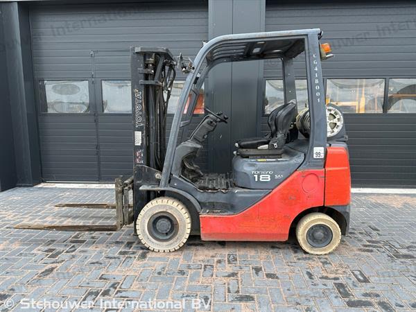 Grote foto toyota 02 8fgf18 lpg heftruck 1.8 ton gas vorkheftruck agrarisch heftrucks