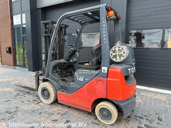 Grote foto toyota 02 8fgf18 lpg heftruck 1.8 ton gas vorkheftruck agrarisch heftrucks