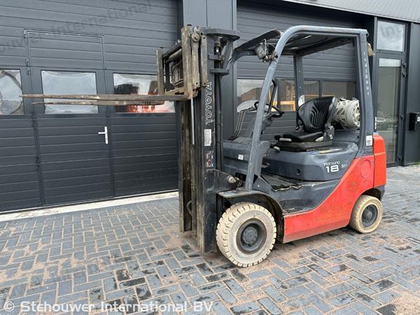 Grote foto toyota 02 8fgf18 lpg heftruck 1.8 ton gas vorkheftruck agrarisch heftrucks