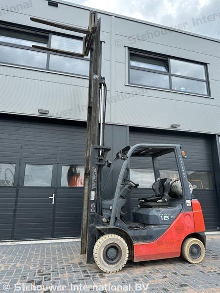 Grote foto toyota 02 8fgf18 lpg heftruck 1.8 ton gas vorkheftruck agrarisch heftrucks