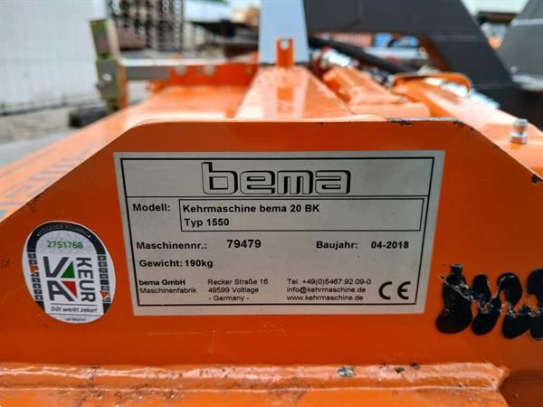 Grote foto bema hydraulische frontbezem agrarisch tractor toebehoren