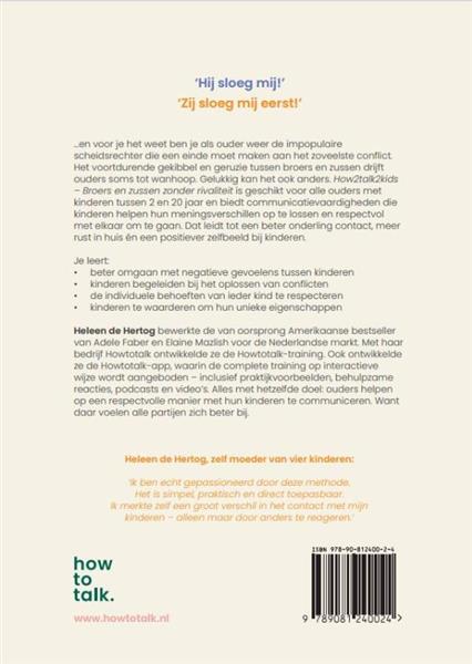 Grote foto how2talk2kids broers en zussen zonder rivaliteit boeken overige boeken