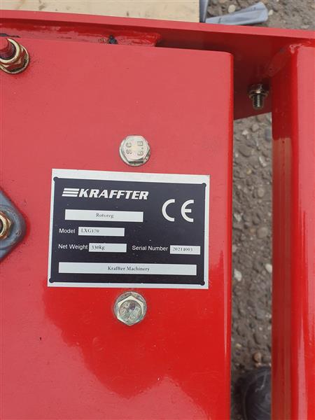 Grote foto kraffter rotoreg 170 met buisrol demo agrarisch mechanisatie