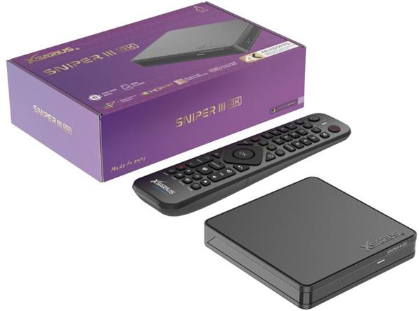 Grote foto xsarius sniper 3 uhd linux ott 4k mediastreamer telecommunicatie zenders en ontvangers