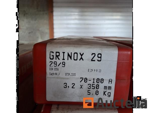 Grote foto grinox 29 electrode voor roestvrijstaal of inox nummer 03 107 doe het zelf en verbouw ijzerwaren en bevestigingsmiddelen
