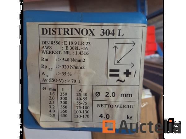 Grote foto distrinox 304 l roestvrijstaal staven elektrode nummer 03 060 doe het zelf en verbouw ijzerwaren en bevestigingsmiddelen