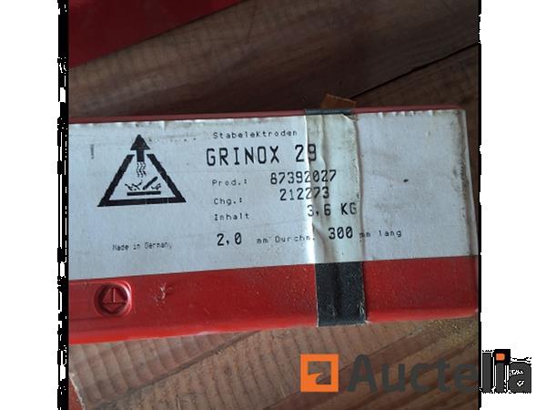 Grote foto grinox 29 electrode voor roestvrijstaal of inox nummer 03 110 doe het zelf en verbouw ijzerwaren en bevestigingsmiddelen