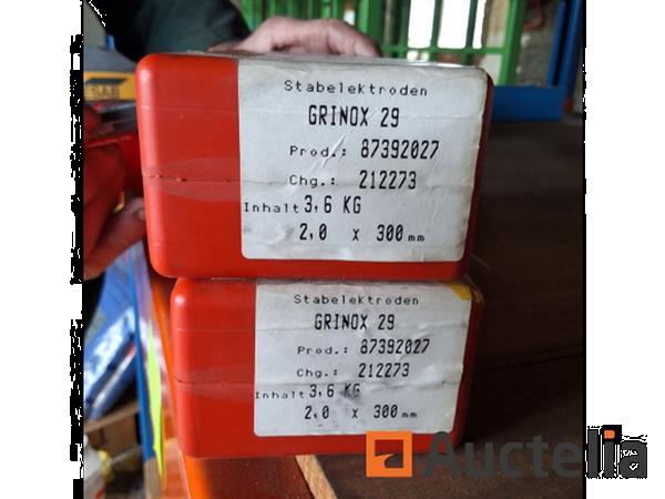Grote foto grinox 29 electrode voor roestvrijstaal of inox nummer 03 110 doe het zelf en verbouw ijzerwaren en bevestigingsmiddelen