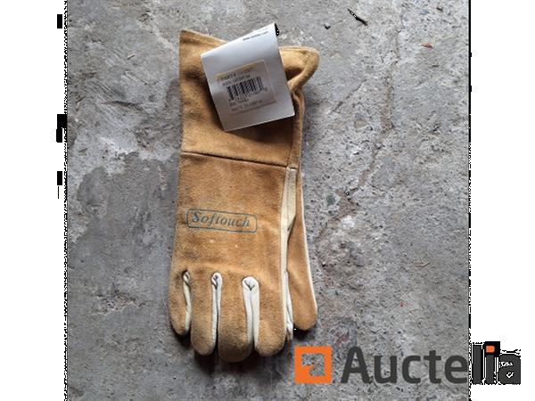 Grote foto werkhandschoenen lederen weldas softouch 03 092 doe het zelf en verbouw ijzerwaren en bevestigingsmiddelen