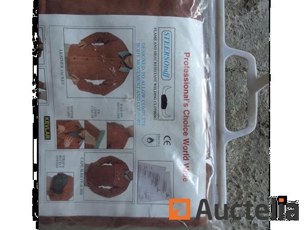 Grote foto lava brown weldas bib apron lasshort 03 093 doe het zelf en verbouw ijzerwaren en bevestigingsmiddelen