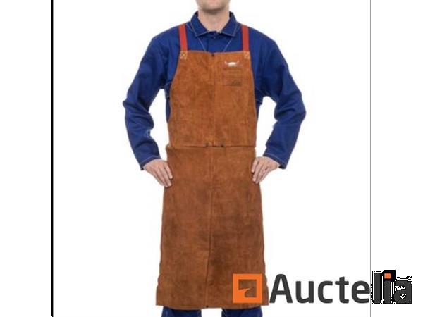 Grote foto lava brown weldas bib apron lasshort 03 093 doe het zelf en verbouw ijzerwaren en bevestigingsmiddelen