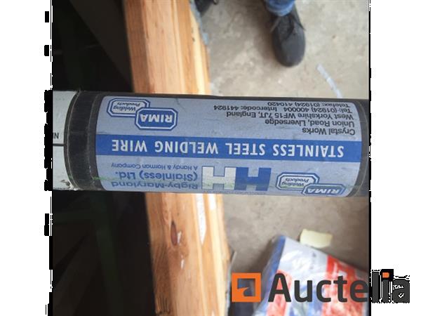 Grote foto stainless steel welding wire rima 1 2mm nummer 03 054 doe het zelf en verbouw ijzerwaren en bevestigingsmiddelen