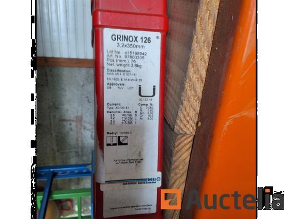 Grote foto grinox 126 elektrode 3 2 x 350 mm 03 111 doe het zelf en verbouw ijzerwaren en bevestigingsmiddelen