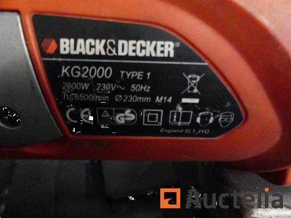 Grote foto black decker kg2000 grinder doe het zelf en verbouw gereedschappen en machines