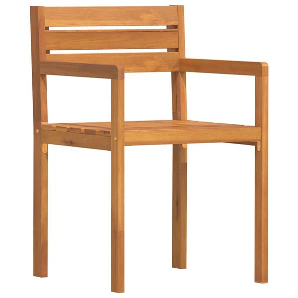 Grote foto vidaxl tuinstoelen 2 st 50x53x80 cm massief acaciahout tuin en terras tuinmeubelen