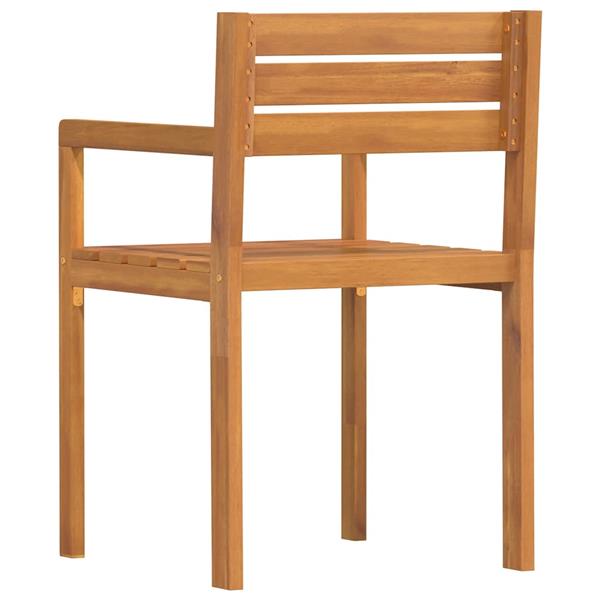 Grote foto vidaxl tuinstoelen 2 st 50x53x80 cm massief acaciahout tuin en terras tuinmeubelen
