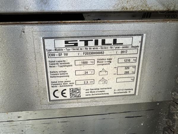 Grote foto vs 22220 elektrische triplex stapelaar still exv 1600kg initiele lift doe het zelf en verbouw hefwerktuigen