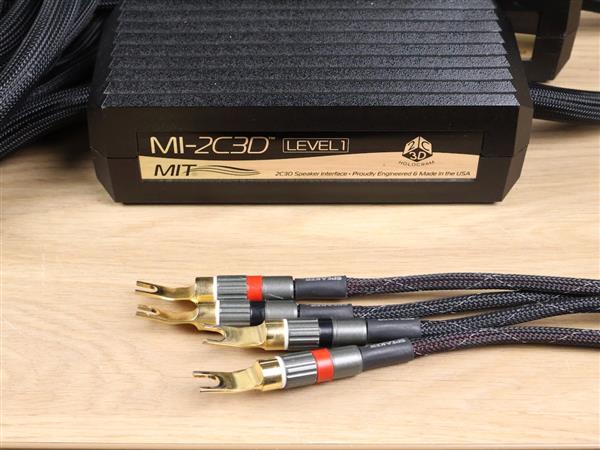 Grote foto mit cables mi 2c3d level 1 highend audio speaker cables 7 5 metre 25 feet audio tv en foto onderdelen en accessoires