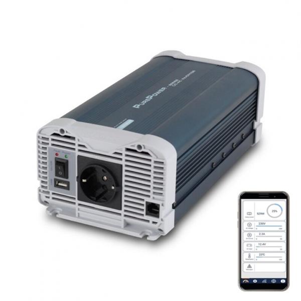 Grote foto xenteq ppi 1000 212cp sinus omvormer 1000w app audio tv en foto algemeen