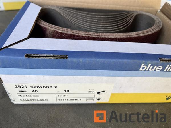 Grote foto partij schuurbanden bleu line in 4 dozen doe het zelf en verbouw ijzerwaren en bevestigingsmiddelen