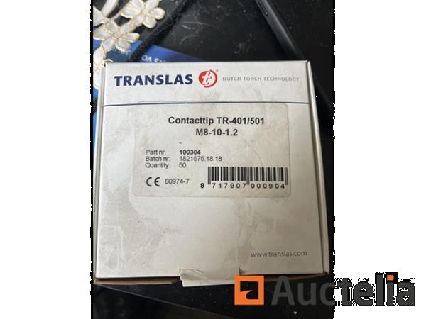 Grote foto doos a 100 x contacttip translas tr 401 501 m8 10 1.2 doe het zelf en verbouw ijzerwaren en bevestigingsmiddelen