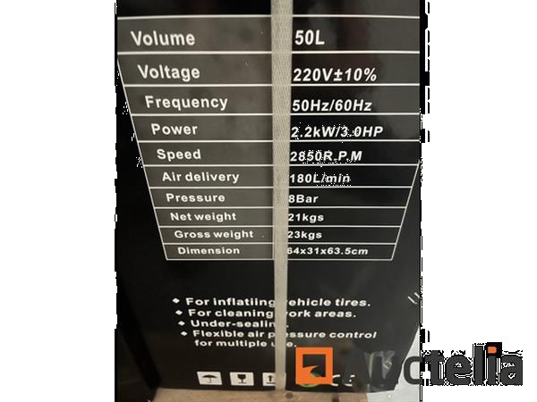 Grote foto compressor 50 liter powertech p 50l doe het zelf en verbouw ijzerwaren en bevestigingsmiddelen