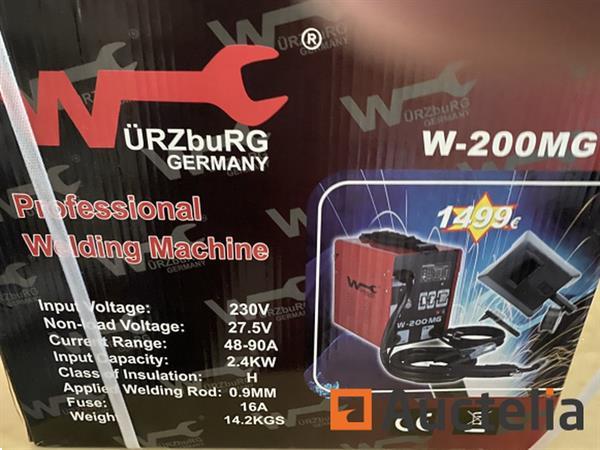 Grote foto wurzburg w 200mg lasapparaat gevulde draad doe het zelf en verbouw ijzerwaren en bevestigingsmiddelen