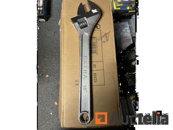 Grote foto engelse sleutel 18 inch doe het zelf en verbouw ijzerwaren en bevestigingsmiddelen