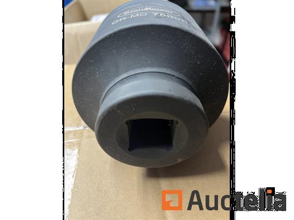 Grote foto dopsleutel 75 mm 1 duims doe het zelf en verbouw ijzerwaren en bevestigingsmiddelen