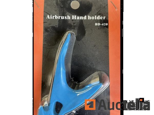 Grote foto 2 x handhouder voor airbrush doe het zelf en verbouw ijzerwaren en bevestigingsmiddelen