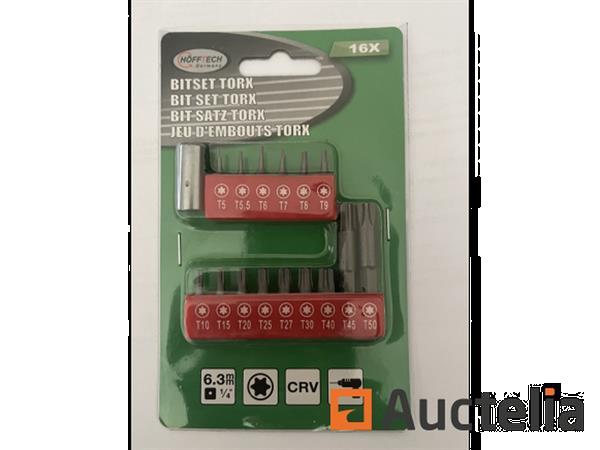 Grote foto bit set torx 16 delig doe het zelf en verbouw ijzerwaren en bevestigingsmiddelen