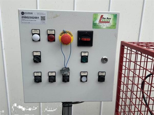 Grote foto da ros nr4fr 2 boormachine voor pot in trays agrarisch tuinbouw