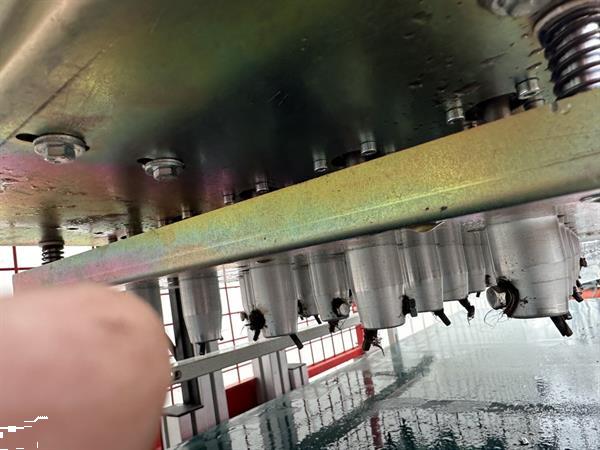Grote foto da ros nr4fr 2 boormachine voor pot in trays agrarisch tuinbouw