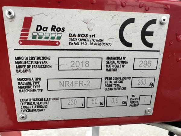 Grote foto da ros nr4fr 2 boormachine voor pot in trays agrarisch tuinbouw