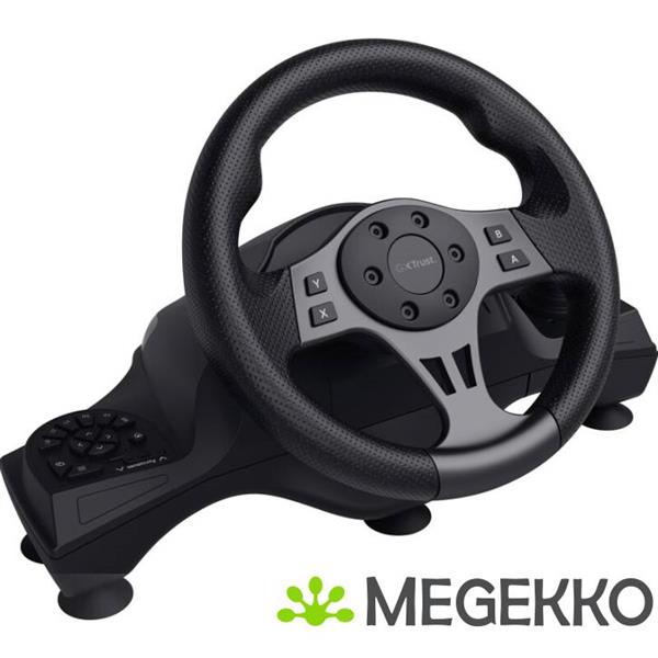 Grote foto trust gxt 289 movi zwart usb stuurwiel pedalen computers en software overige computers en software