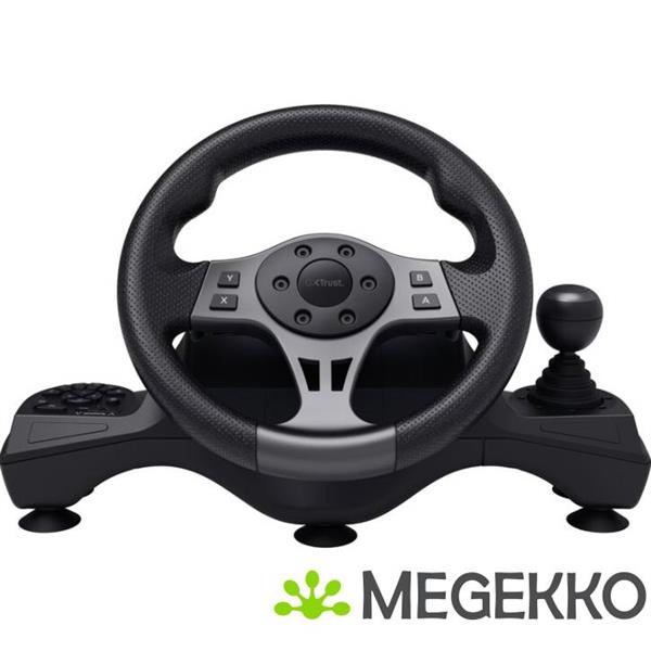 Grote foto trust gxt 289 movi zwart usb stuurwiel pedalen computers en software overige computers en software
